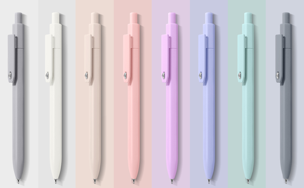 black ink gel pens assorted colors with fidget