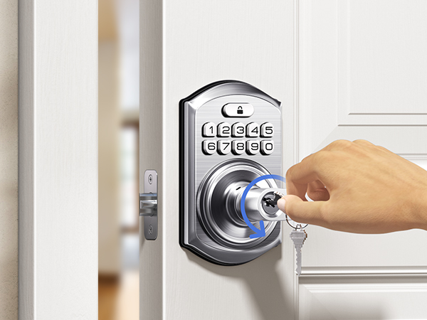 Includes backup keys for emergency access