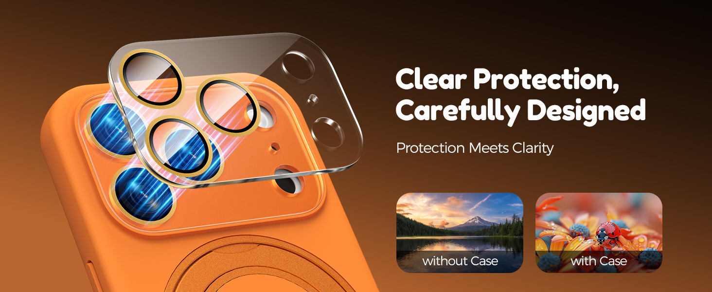 iPhone 17 case with camera cover