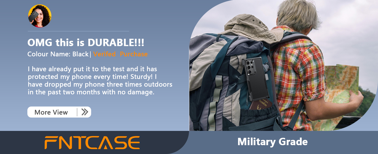 FNTCASE for Samsung Galaxy S24-Ultra Case