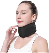 CozyHealth Neck Brace for Neck Pain and Support, Soft Neck Support Relieves Pain &amp; Pressure in Sp...