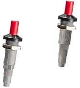 2PCS Patio Heater Piezo Igniter Replacement Parts Piezo Ignitor Spark Plug Push Button Ceramic Ig...