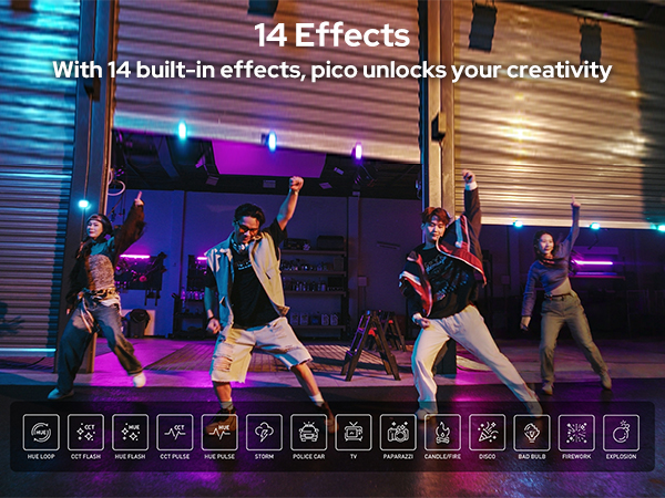 Pico RGB full color led video light