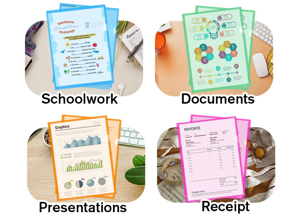 Clear Plastic Folders Sleeves