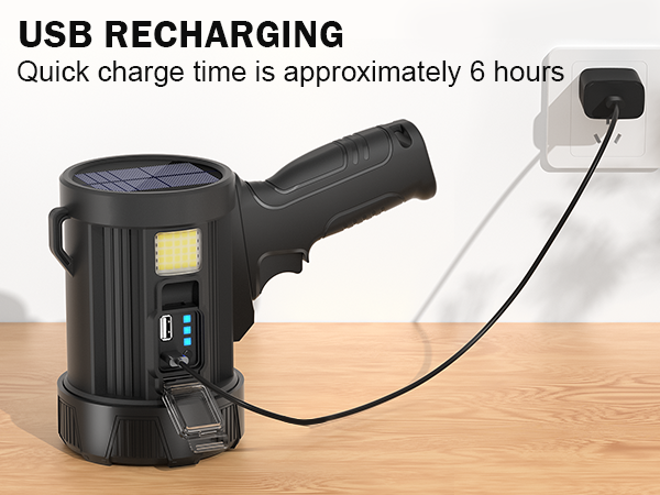 rechargeable spotlight