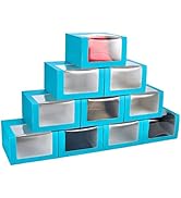 PH PandaHall 10 Pack Gift Boxes with Window Display for Hat Storage Containter for Baseball Cap 7...