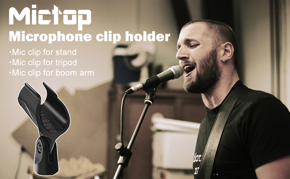 microphone clip holder