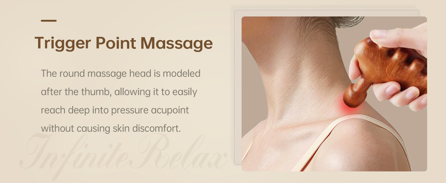 Trigger Point Massage Tool Meridian Massage Brush Lymphatic Drainage