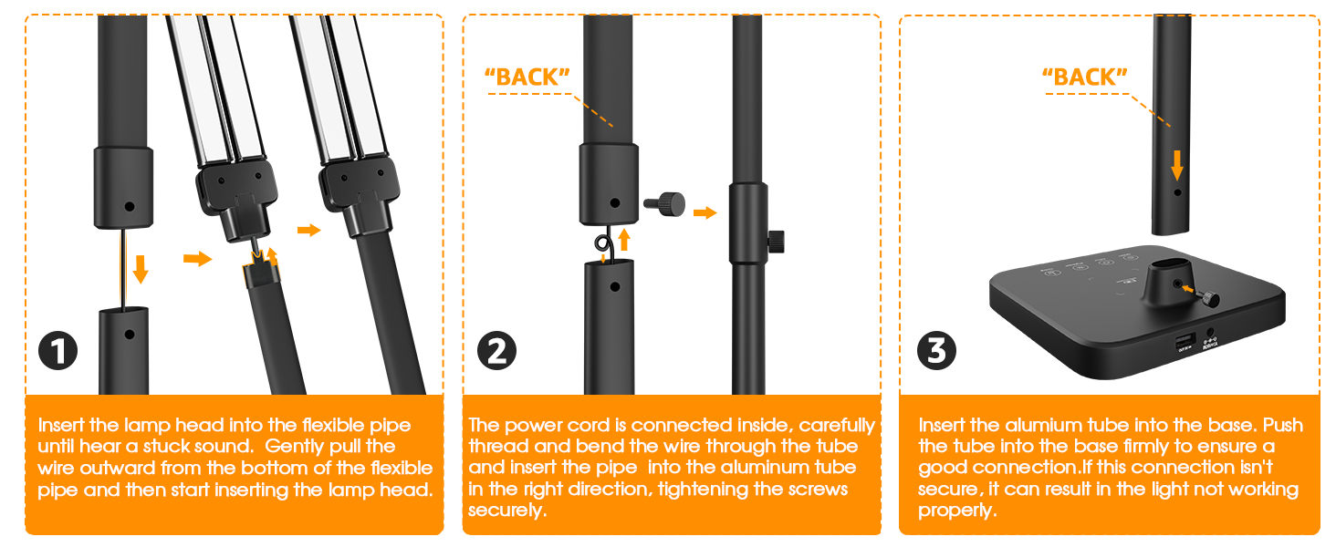 light for desk wireless charger