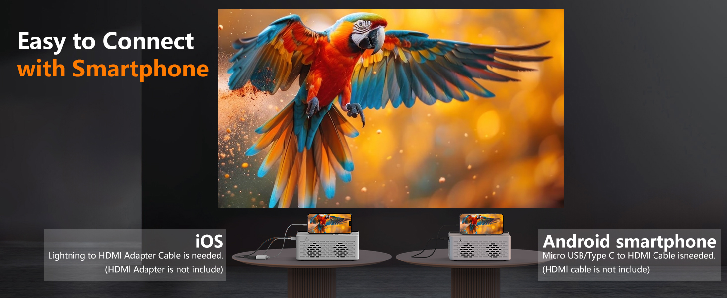 easy to connect with smartphones