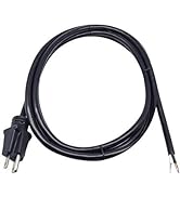 Clear Power 10 ft 3-Wire Heavy Duty Power Cord, Replacement Cord 14/3 SJT for for Power Tools and...
