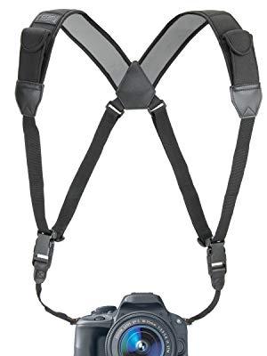 usa gear camera harness strap accessories neoprene hiking walking men women neck