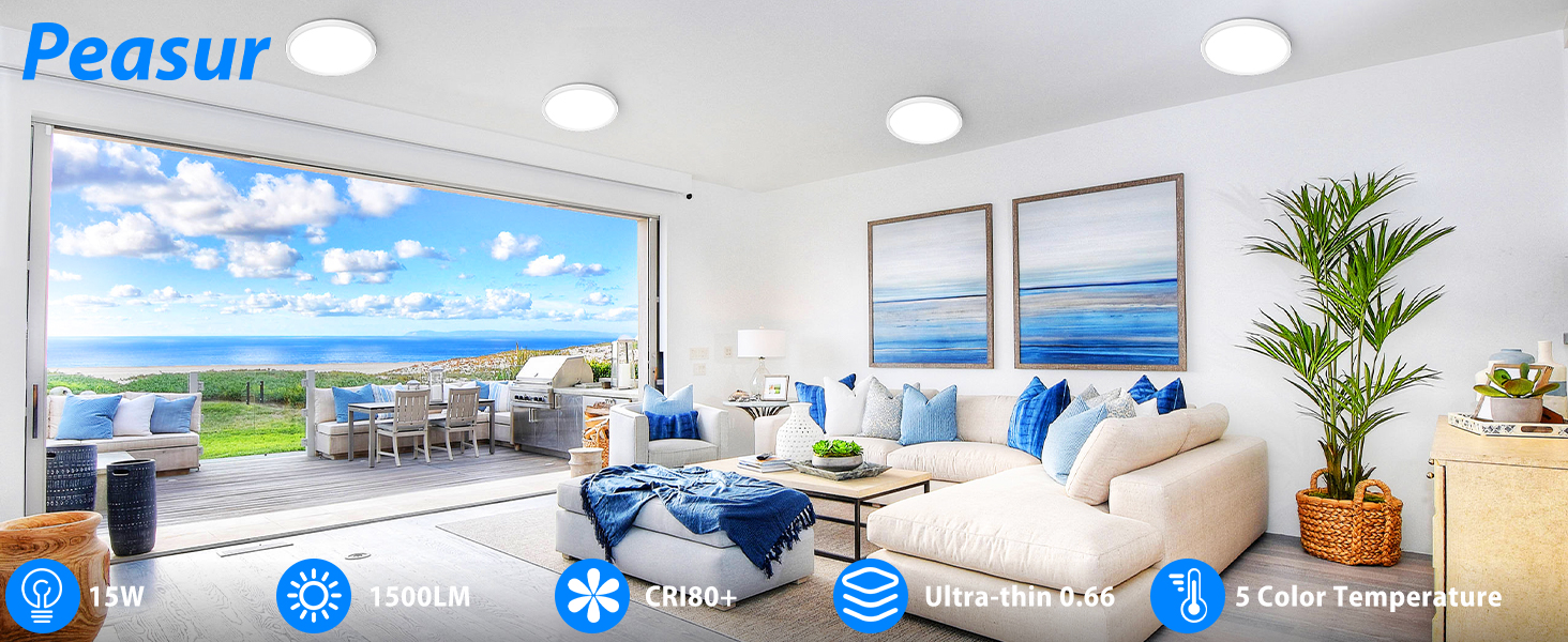 7inch ceiling light fixture