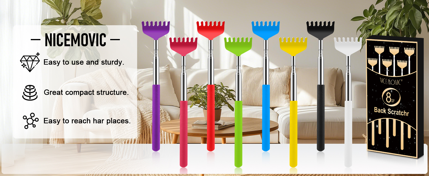 Back Scratcher for Women Men, Christmas Stocking Stuffers