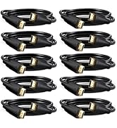 DoroJepi 8K HDMI Cable 3FT 10-Pack, 48Gbps Ultra High Speed HDMI 2.1 Cable eARC Cord Support 8K@6...
