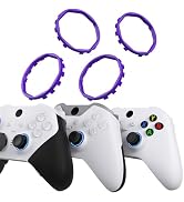 Redesigned Replacement Octagonal Gated Sticks Accent Rings for Xbox Elite Series 2 Core, for Elit...
