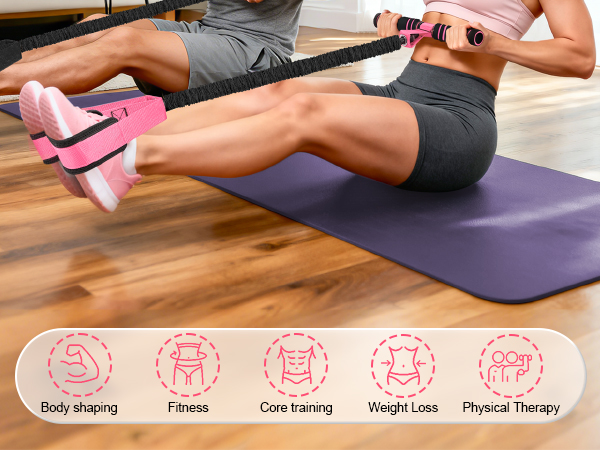 multifunction pedal resistance band