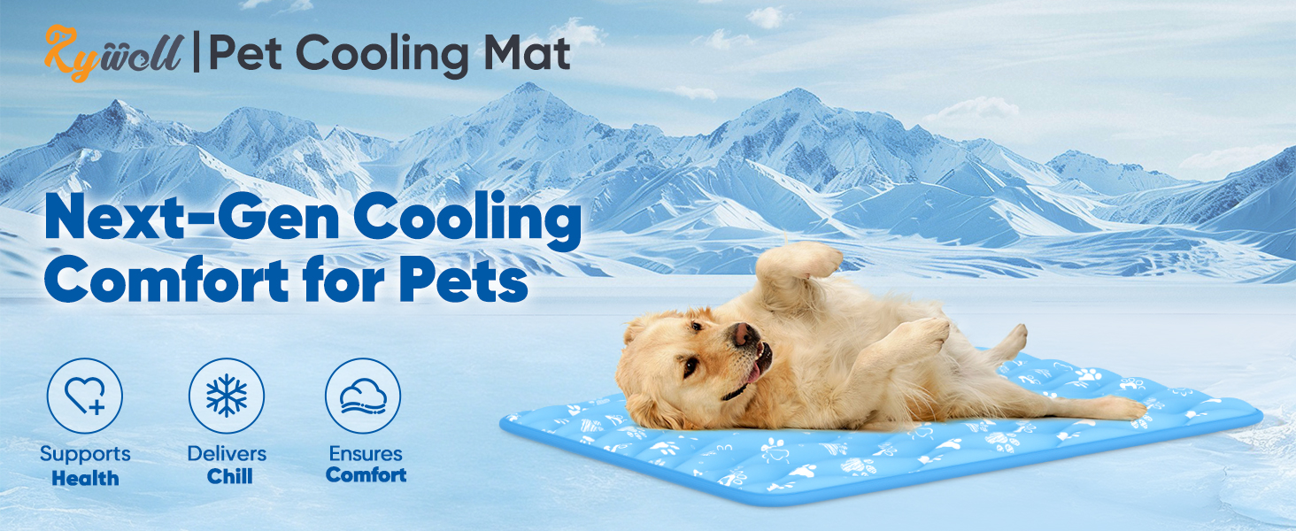 Rywell Super-Absorbent Cooling Mat for Dogs