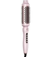 Thermal Brush, 1.7 inch Heated Round Brush with Detachable Head, Velvet Pouch and Dual Voltage fo...