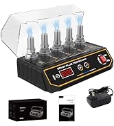 5-Holes Spark Plug Tester, Adjustable Simulated RPM 200~9999rpm &amp; Hole Height, Automotive Engine ...