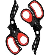 MEUUT 2 Pack Medical Scissors - 8 inch Patented Bandage Scissors Heavy Duty Surgical Grade Trauma...