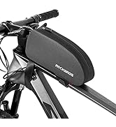 ROCKBROS Bike Top Tube Bag Bicycle Front Frame Bag Waterproof Bike Pouch Pack Bike Phone Bag Cycl...