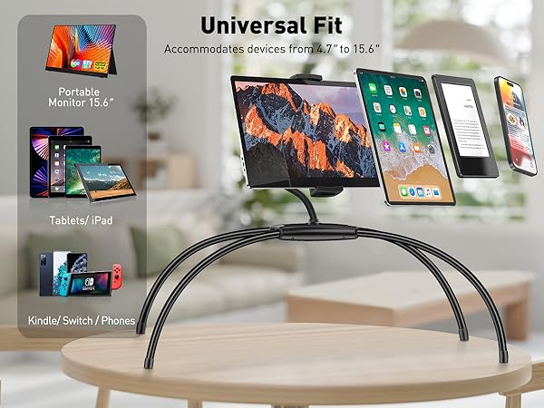 Adjustable Tablet Bed Stand Mount