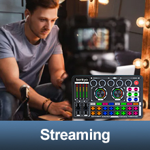 digital audio mixer board xlr