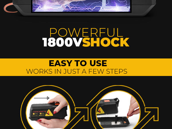 Humane Electronic Rodent Trap Zapper Electric Mouse Rat Squirrel Kill Pest Control Indoor Safe