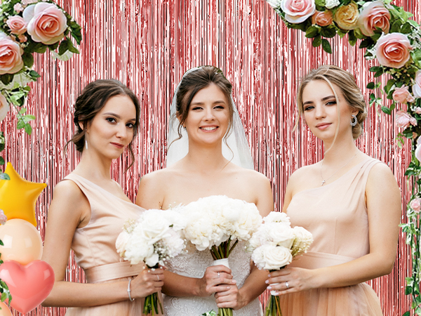 Tinsel Backdrop Foil Fringe Curtains
