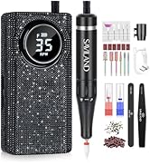 SAVILAND Electric Nail Drill Professional: Nail Drill Kit 35000RPM 13 Drill Bits Nail Tech Profes...