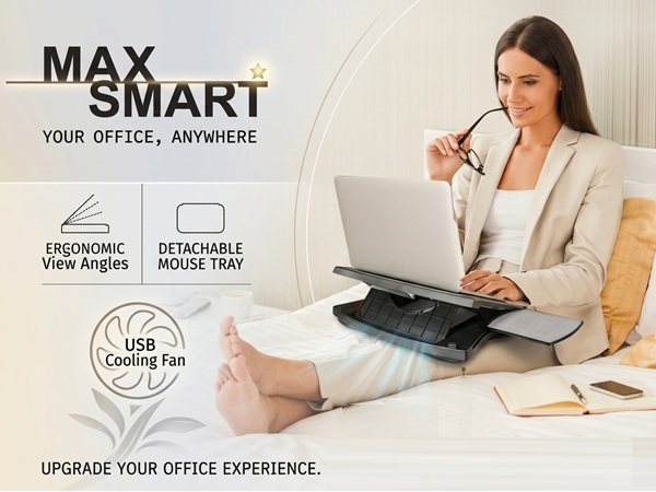 laptop stand w mouse pad