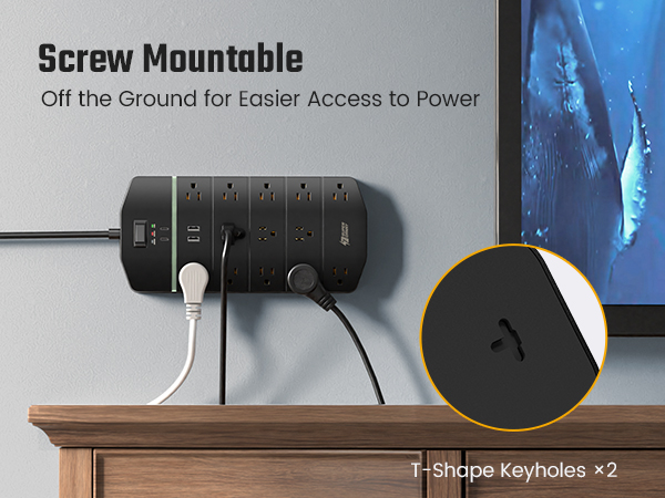 Wall-Mountable Keyholes