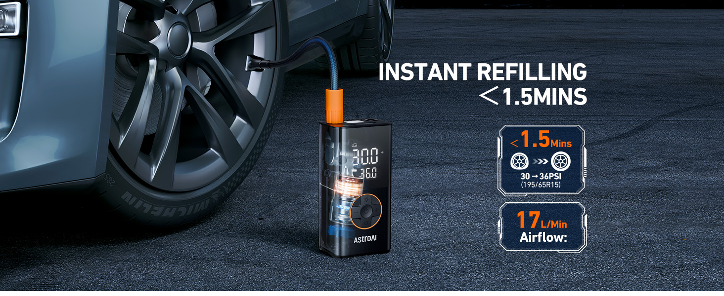 tire inflator portable air compressor