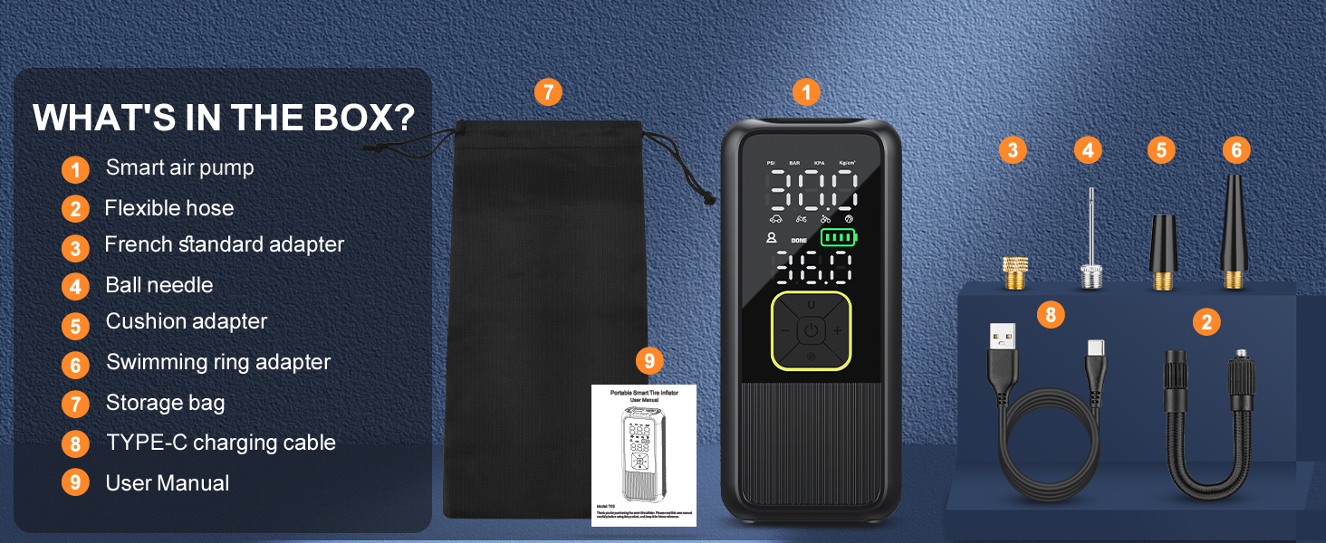 06-3 air pump for car tires 1464-600 V2