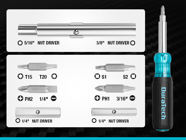 11 IN 1 MULTIBIT SCREWDRIVER