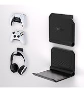 PlayVital FOLD Controller Holder Wall for PS5 PS4 Xbox Switch Pro Headset, 2 Pack Universal Stora...