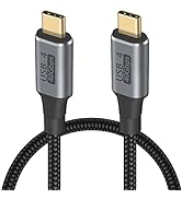 Duttek Thunderbolt 3 Cable 1Ft/50cm, 40Gbps USB4 Cable Support 100W PD Fast Charging 8K@60Hz Vide...