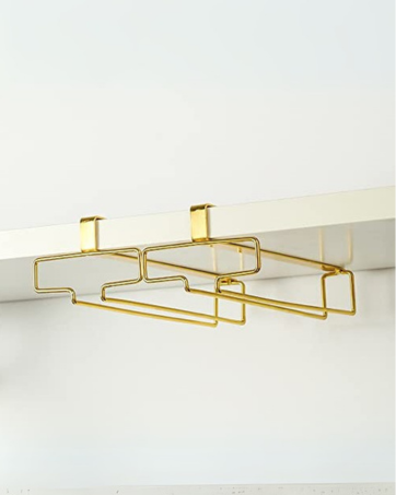 wine glass rack hanger organizer under cabinet metal wine glass holder stemwares racks hangers 