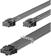 Fasgear PCIe 5.0 Power Cable 70cm - 16pin (12+4) 12VHPWR Connector for RTX 4070 4080 4090 to 2x8p...