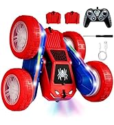 SANGQAOFU Spider Remote Control Car 4WD 360° Flips RC Stunt Car Toys Cyber-Inspired Double-Sided ...