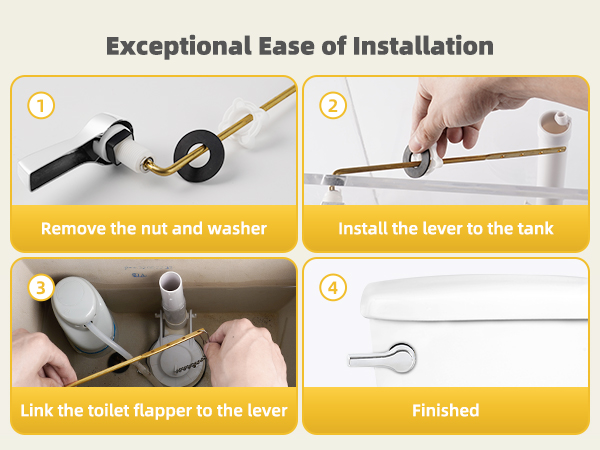 toilet bowl handle replacement kit