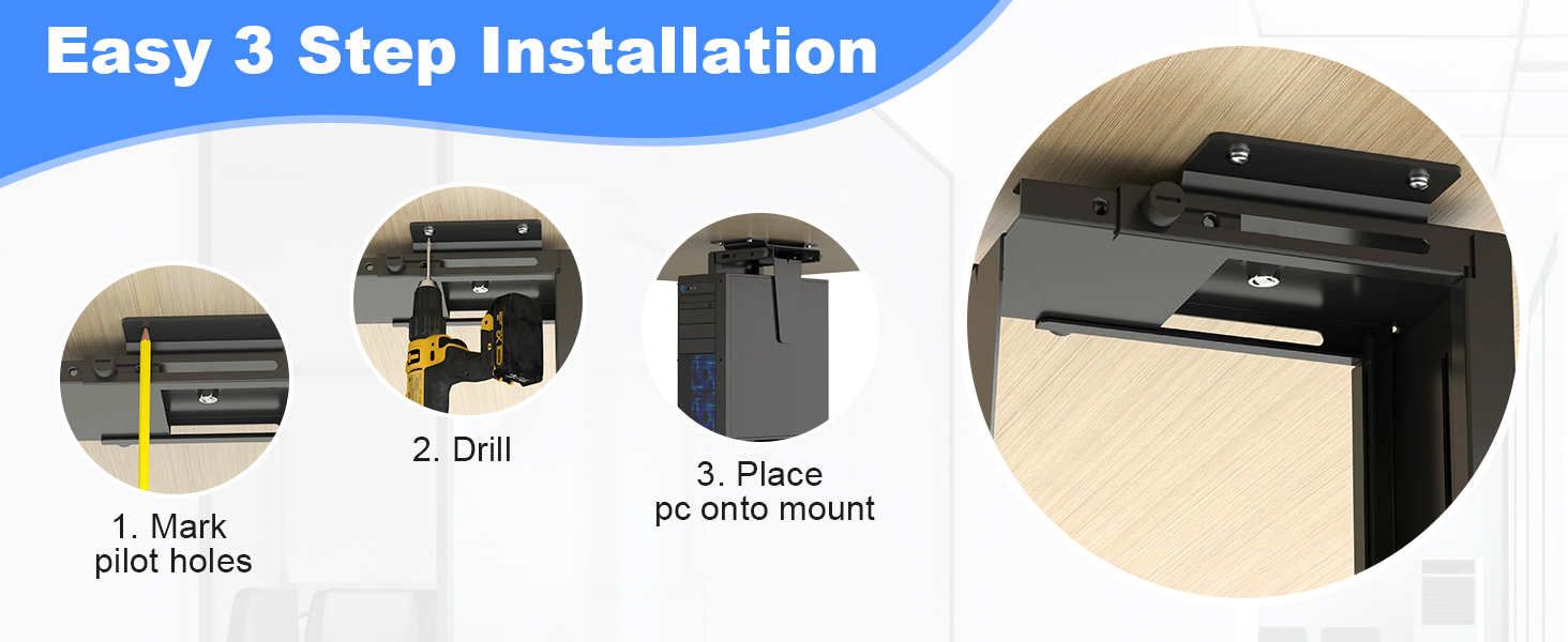 pc desk mount