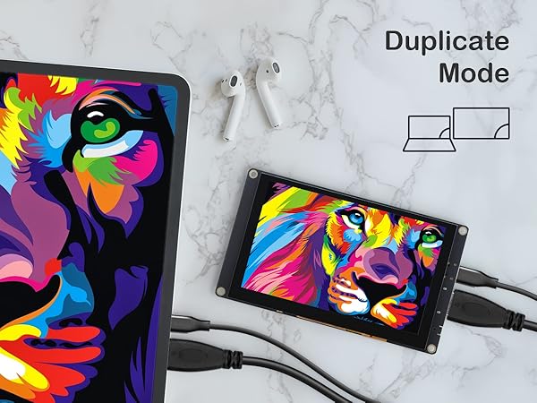 5 inch small monitor dulplicate mode DIS05490T