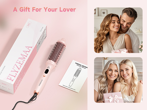 Give the FLYZEMAA thermal brush as a romantic present for your lover to create beautiful hairstyles
