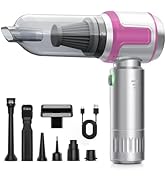 Ecoflick Car Vacuum Cleaner,16000PA Powerful Car Vacuum Portable Cordless, 7 in 1 Handheld Mini V...