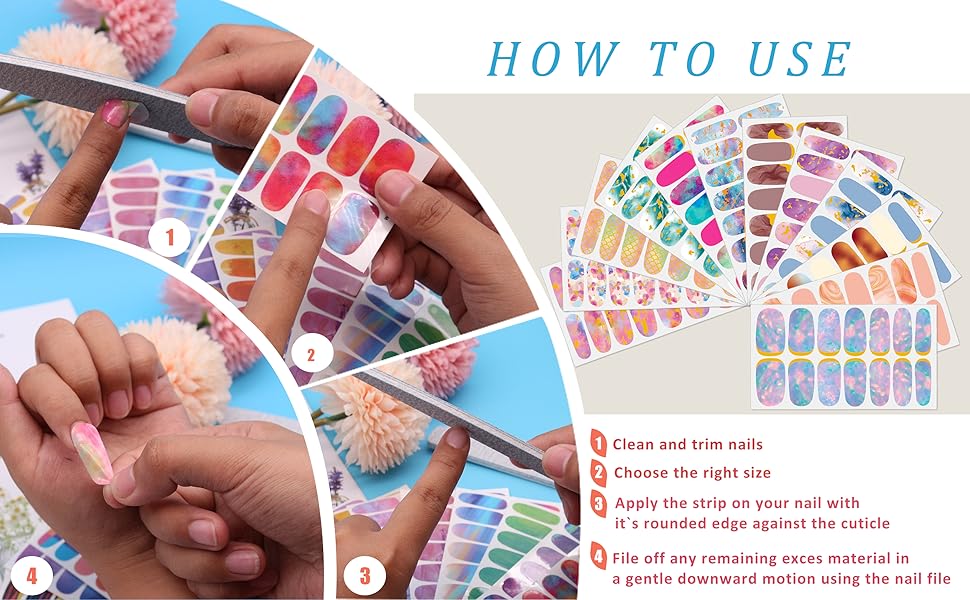 Nail polish strips