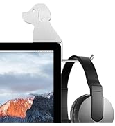 FEYRUN Monitor Stand, Puppy Tail Hook for Headphone, Saves Desk Space and Protects Headphones, Or...