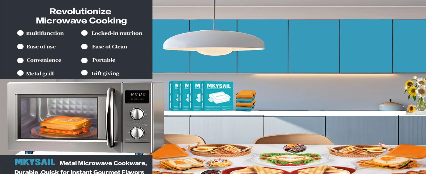 silicone wrapped microwave grill detachable panini plates