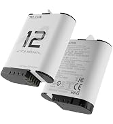 TELESIN Enduro Battery (2-Pack) for GoPro 12 11 10 9, Long Lasting Large Capacity as Original End...